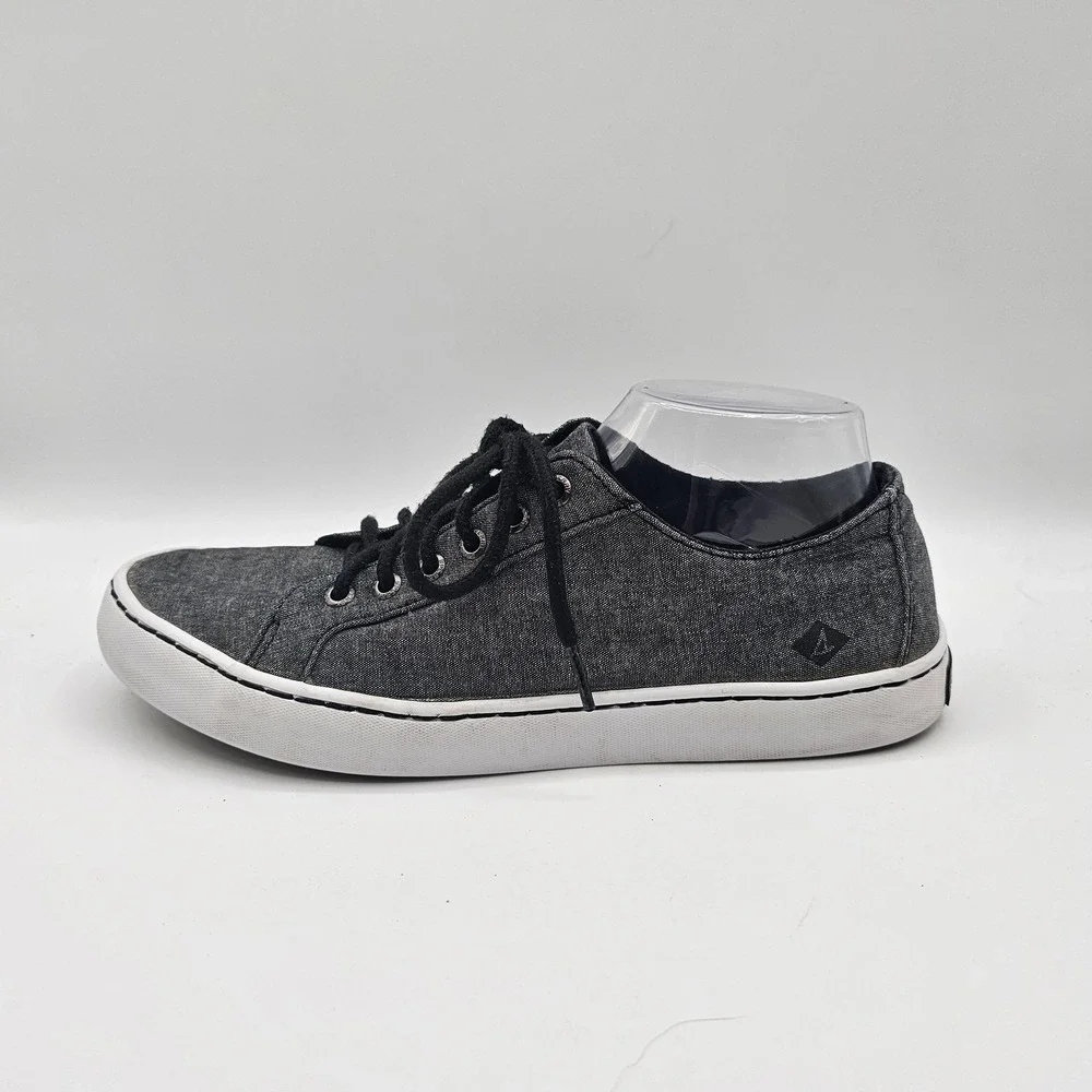 Sperry Top-Sider Shoes‎ Mens Size 9.5 Gray Casual Lace Up Memory Foam